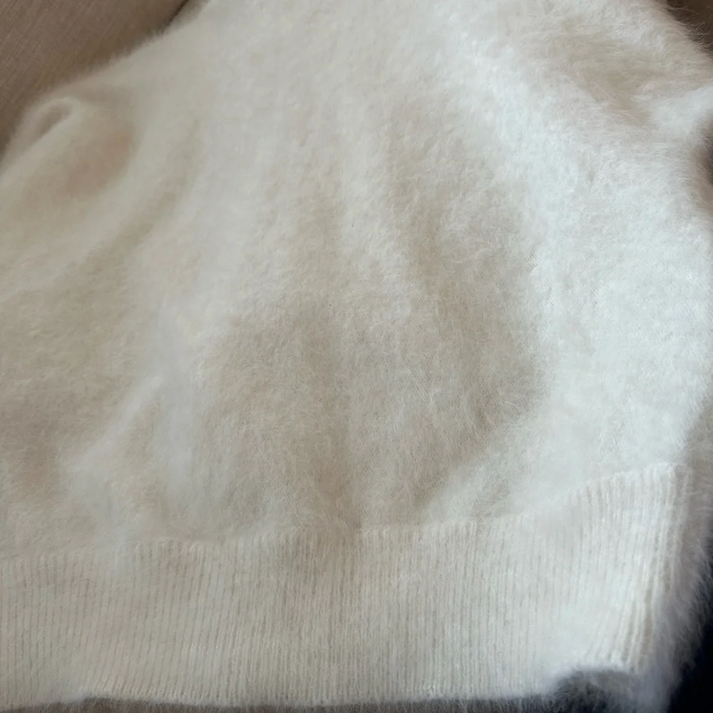 Vintage Mad Bomber Rabbit Fur Hat with Ear Flaps Trooper Hat XXL Unisex - Picture 9 of 9